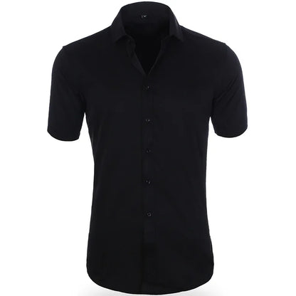 Men’s Slim Fit Dress Shirt - Long Sleeve Business Casual Formal Shirt for Spring Office & Elegant Wear