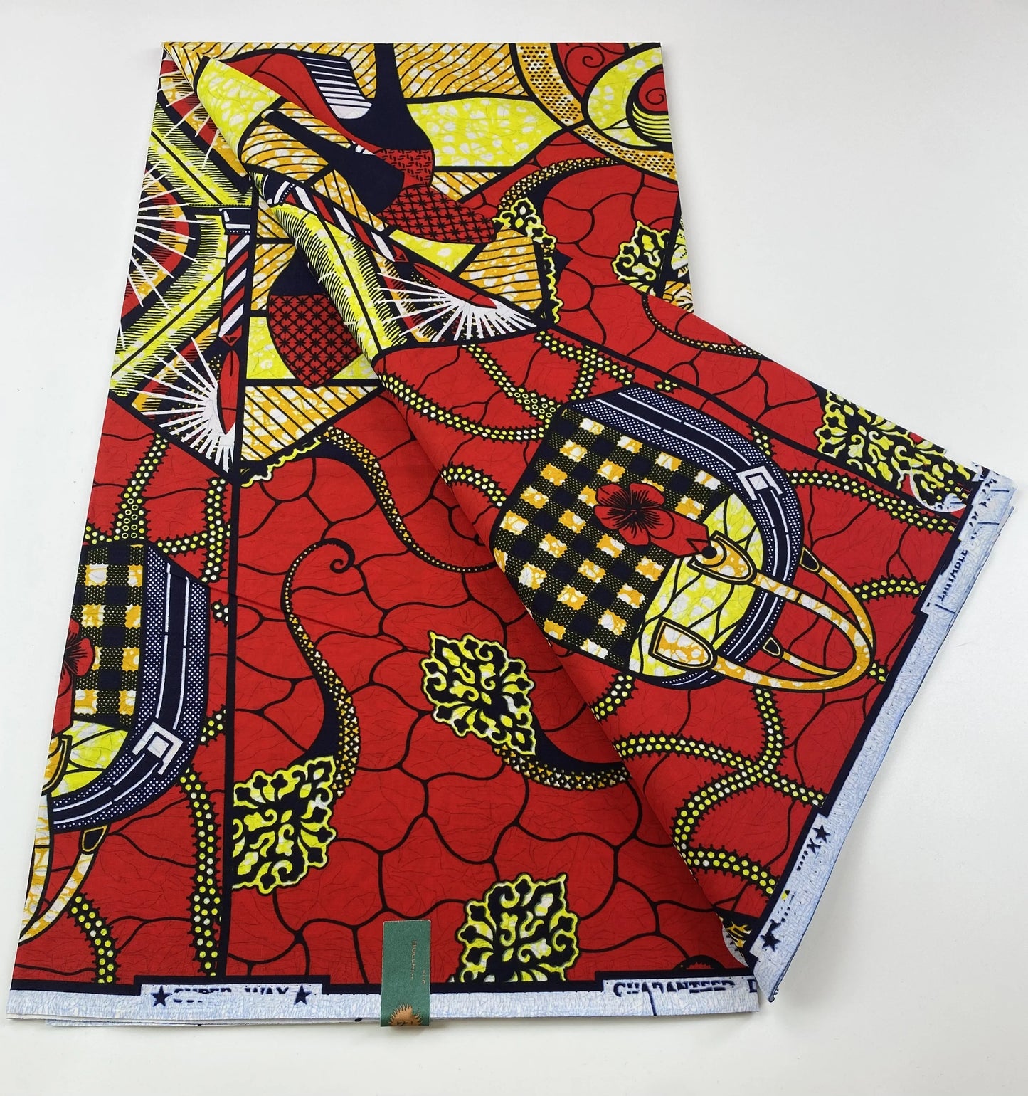 African Ankara Wax Print Fabric - 100% Cotton Soft Nigerian Real Wax Material for Women’s Party Dresses