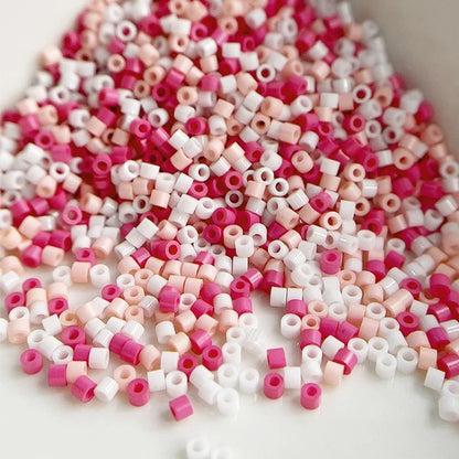Oil Painting Color Glass Seed Beads - 11/0 Loose Spacer Beads for DIY Jewelry Making, Sewing & Craft Accessories