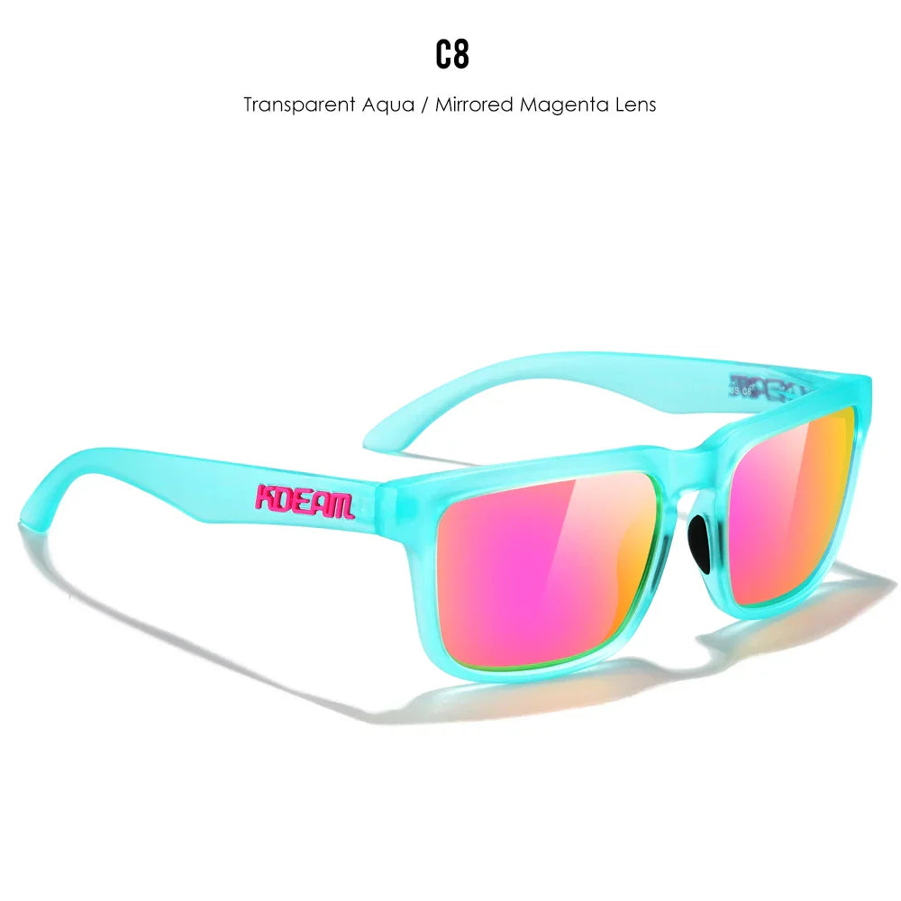 KDEAM Large Size Polarized Men’s Sunglasses – Photochromic Night Vision Oversized Fashion Shades for Men & Women, 154mm Width