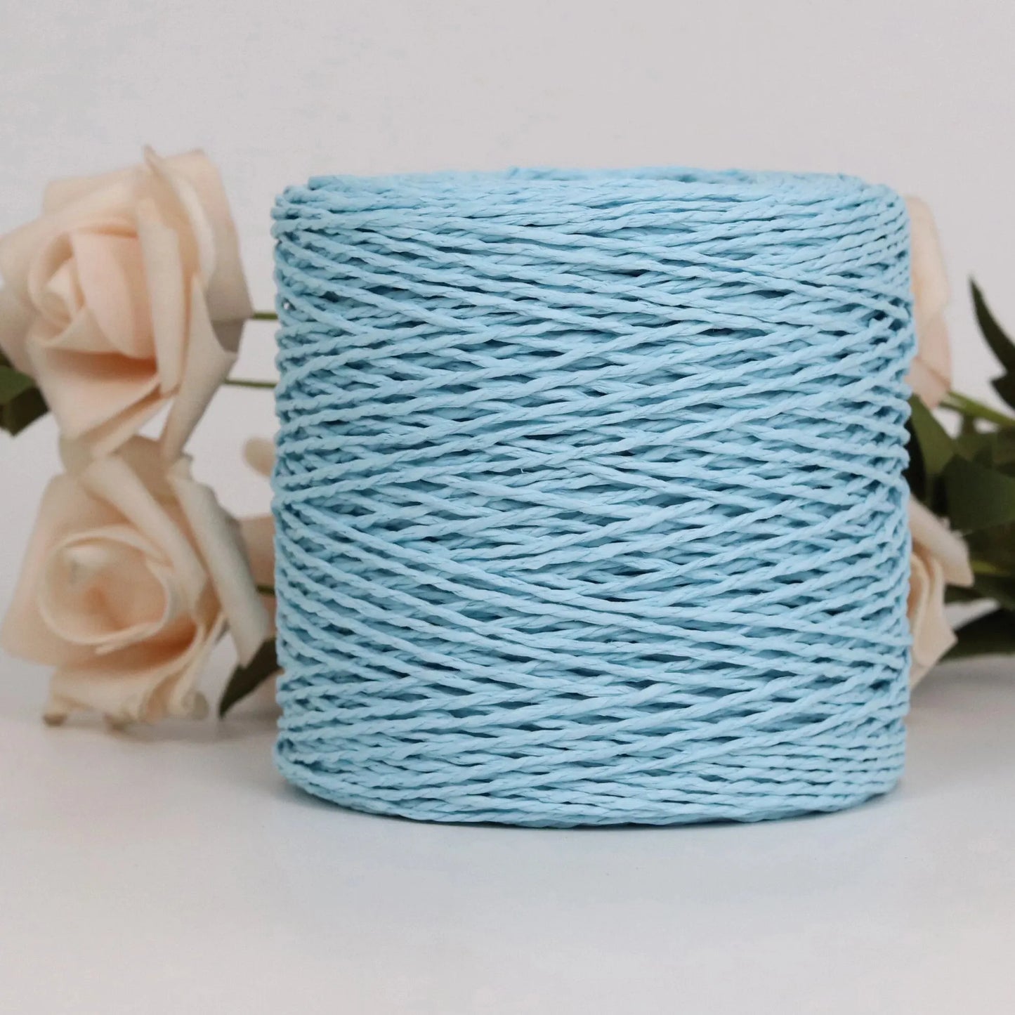 Raffia Straw Yarn - 100g Handmade Crochet Material for Summer Hats, Bags & DIY Handcraft Projects