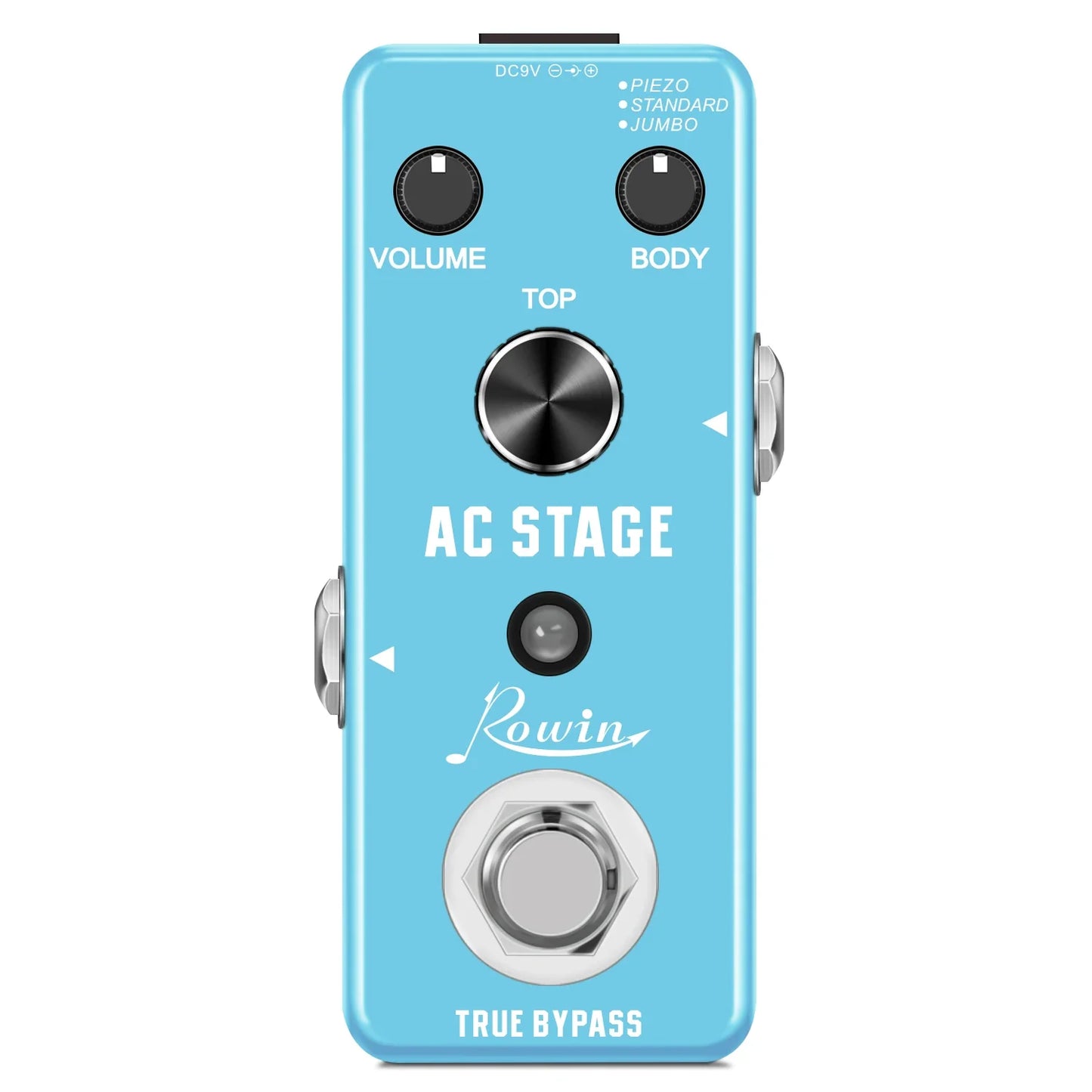 Rowin Guitar Effects Pedal – Noise Gate, Delay, Chorus, Vibrato, Phaser, Flanger, Booster, EQ, Fuzz, Metal, Distortion, and Blues Drive