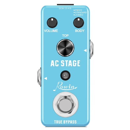 Rowin Guitar Effects Pedal – Noise Gate, Delay, Chorus, Vibrato, Phaser, Flanger, Booster, EQ, Fuzz, Metal, Distortion, and Blues Drive