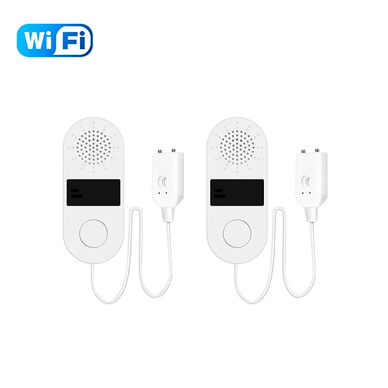 Tuya WiFi Water Leak Sensor - 130DB Smart Flood Detector with App Alerts for Home Security Protection