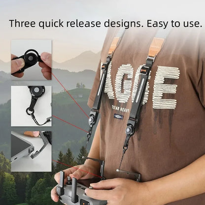 DJI RC Remote Controller Neck Strap - Balance Bracket Lanyard Belt for DJI RC RC 2 Air 3 Mini 3 Mini 3 Pro Mini 4 Pro Mavic 3 Pro