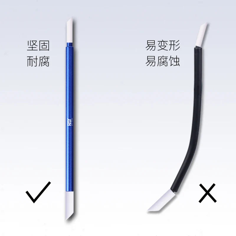 RAY Studio Metal Wiping Stick – Polyester Tip Cleaning Swab for Model Panel Liner Removal, Hobby Detailing & Precision Craft Work