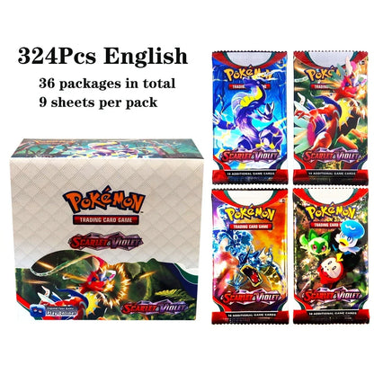 324pcs Pokemon TCG Booster Box - Sword & Shield Fusion Strike Trading Card Packs Display Set with 36 Booster Packs