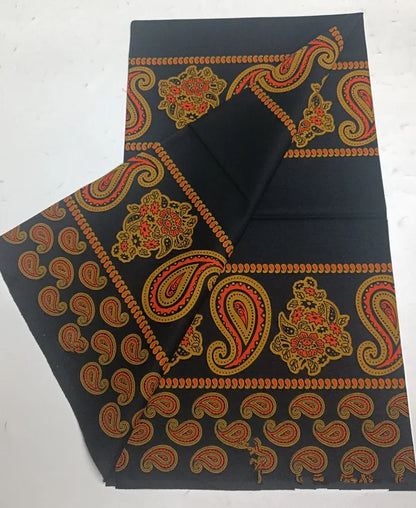 100% Cotton Ankara Wax Fabric - High Quality Soft Real Dutch Pagne Print for Dresses & Sewing