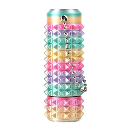 Mini Spiky Fidget Keychain - Pocket Stress Relief Stim Toy for Anxiety & Positive Gifts