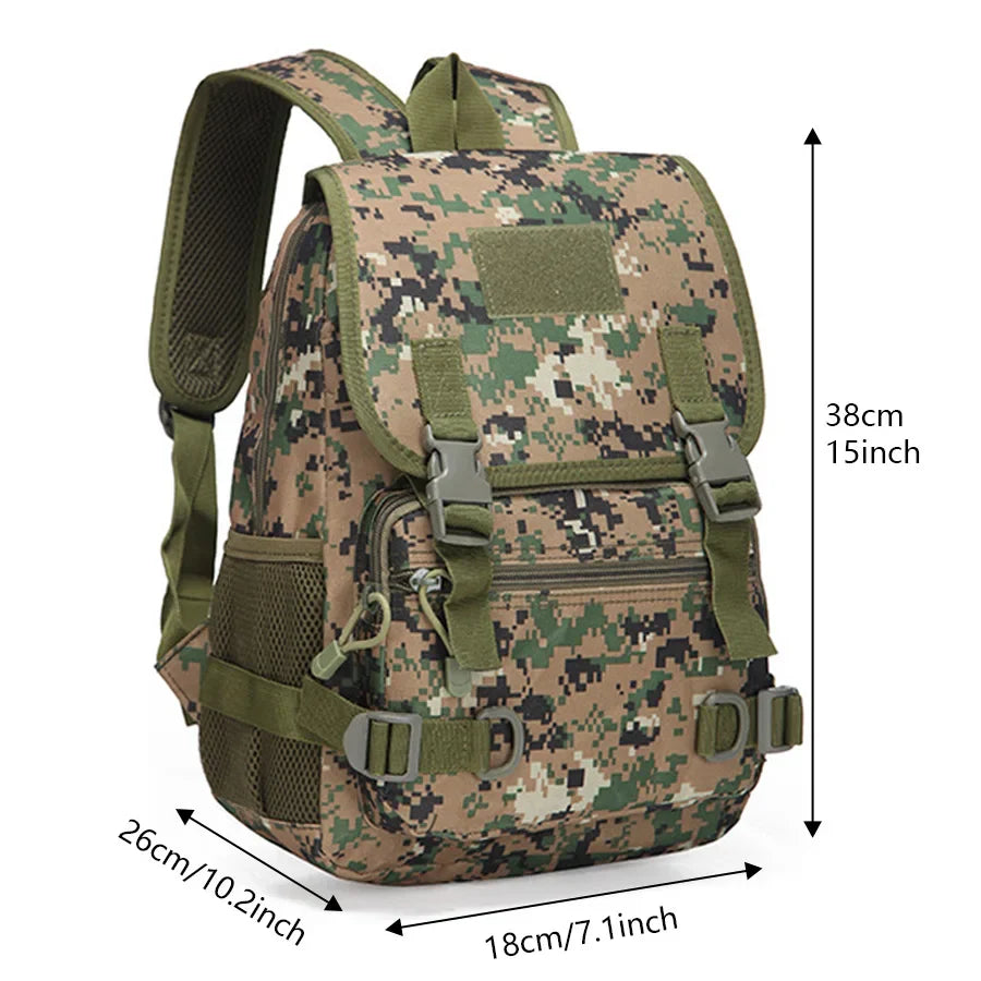 20L Mini Outdoor Backpack – Multi-Compartment Camping & Hiking Daypack