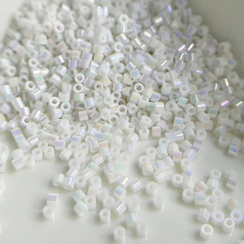 Oil Painting Color Glass Seed Beads - 11/0 Loose Spacer Beads for DIY Jewelry Making, Sewing & Craft Accessories