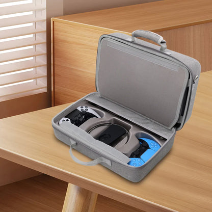 Carrying Case Protective Storage Bag for PS5 Slim – Console, Controllers & Accessories for PlayStation 5 Slim