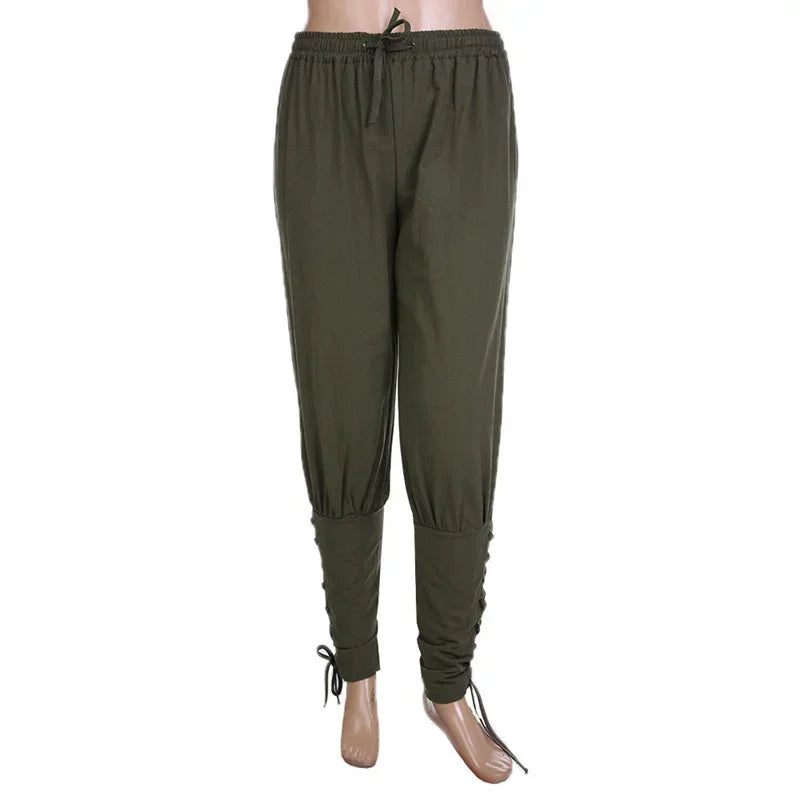Pirate Cosplay Pants for Men — Renaissance Medieval Gothic Costume Trousers, Plus Size 3XL