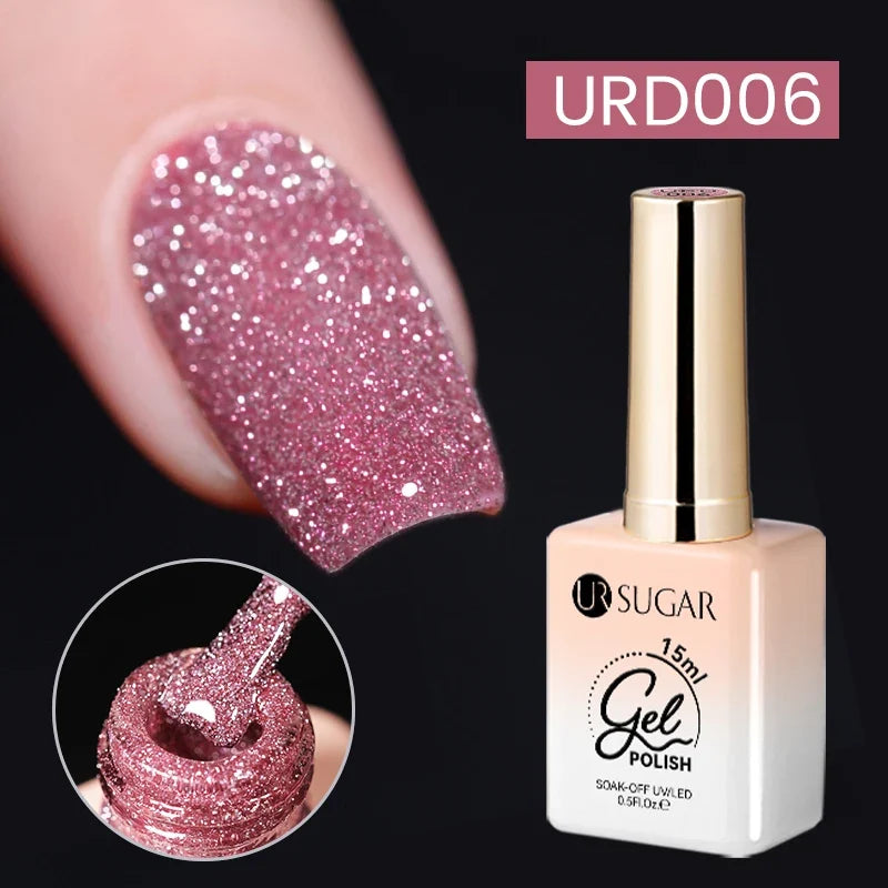 UR SUGAR 15ml Jelly Gel Polish - Milky White Translucent UV Soak Off Nail Art Varnish