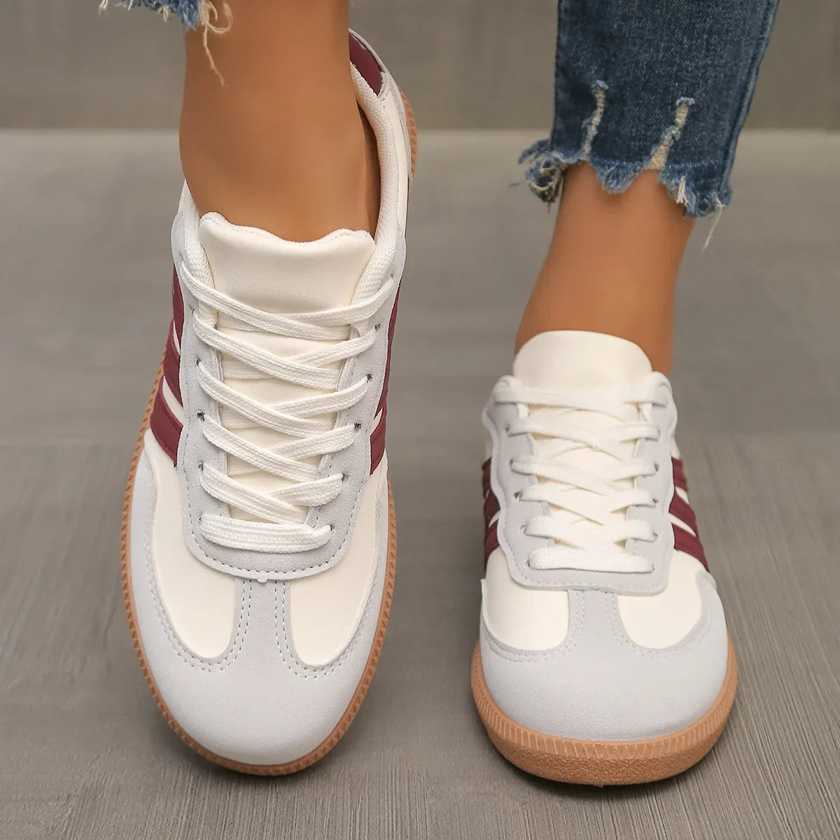Women’s 2025 Spring Sneakers – Luxury Flat Slip-On Loafers, Comfortable Soft Lightweight Outdoor Shoes for Women