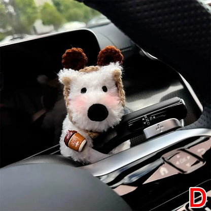 Cute Car Gear Shift Doll - Fun Dashboard, Rearview Mirror & Auto Decor Ornament