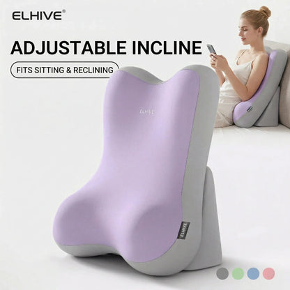 Adjustable Ergonomic Support Pillow - Back & Neck Comfort Cushion