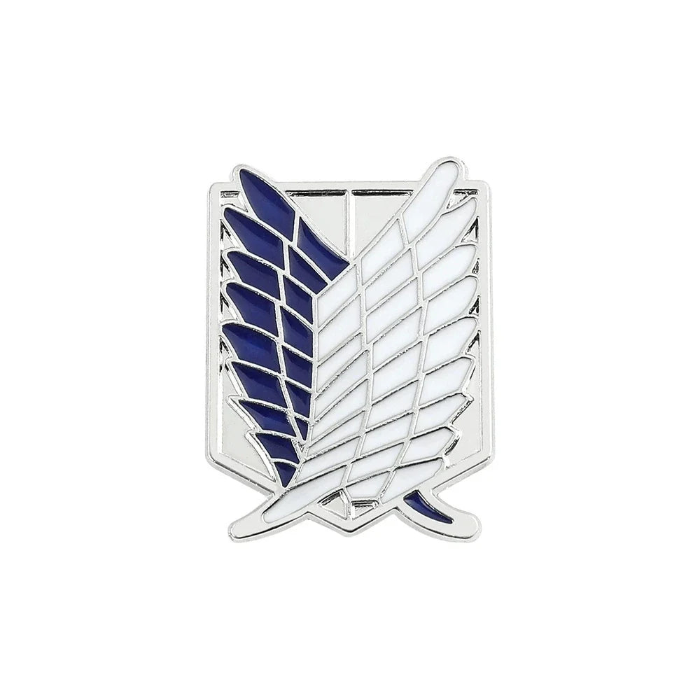 Attack on Titan Enamel Pin Badge - Anime Metal Lapel Pin for Bags, Backpacks & Fan Collectible Gift