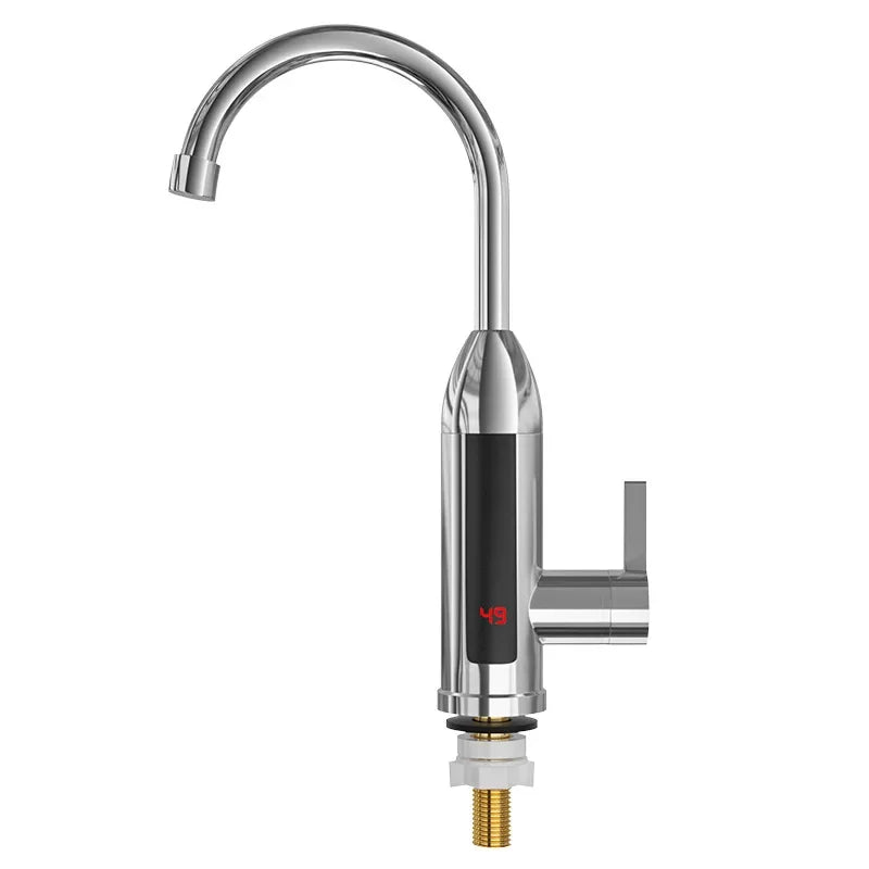 3000W 220V Electric Kitchen Water Heater Tap – Instant Hot & Cold Stainless Steel Faucet