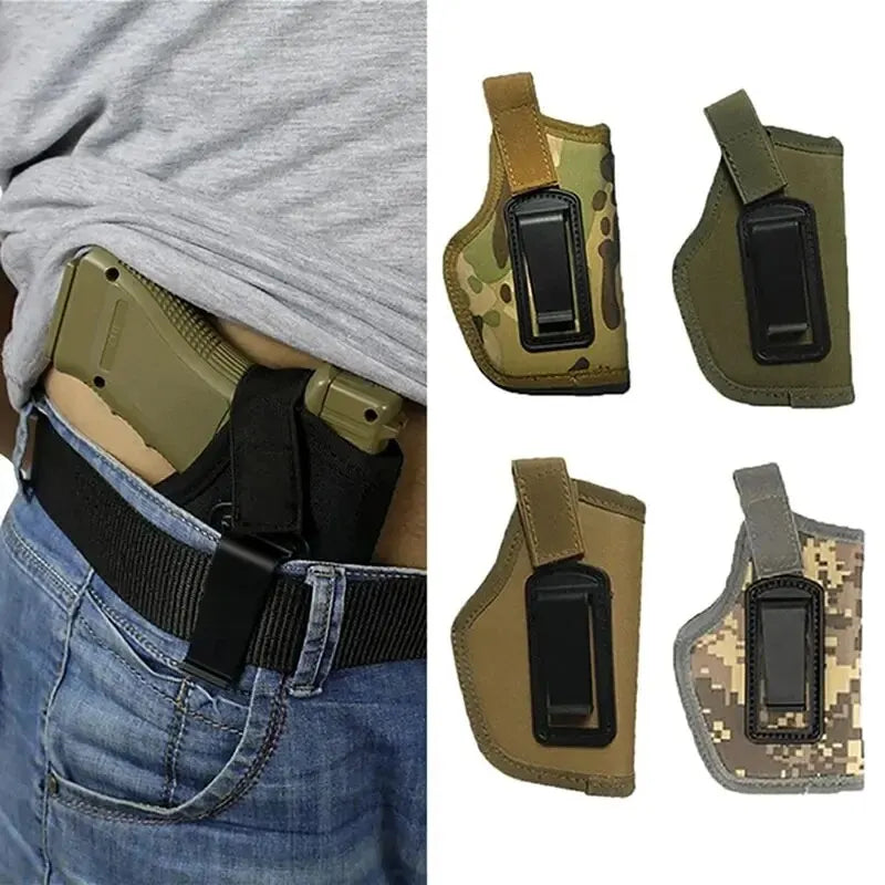 Tactical Concealed Carry Holster - Belt Clip Gun Holder for Airsoft, Hunting & Outdoor Use