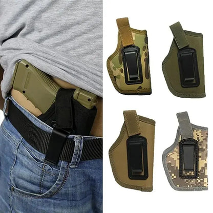 Tactical Concealed Carry Holster - Belt Clip Gun Holder for Airsoft, Hunting & Outdoor Use