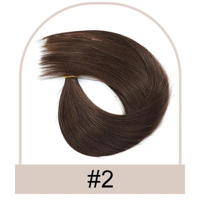 Silk Top Swiss Lace Clip-In Topper – Straight Real Human Hair Toupee with Bangs, Breathable & Soft, Blonde Color