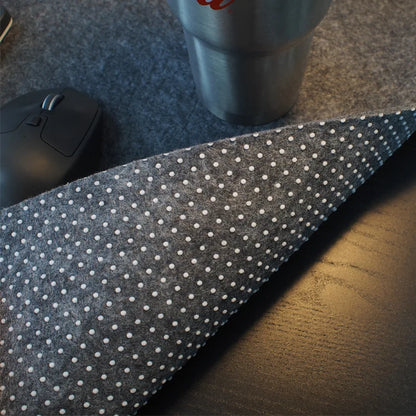 XXL Gaming Mouse Pad: Large Wool Felt Desk Mat for Computer Desk - Non-Slip Keyboard Deskpad Mousepad for Comfortable Gaming