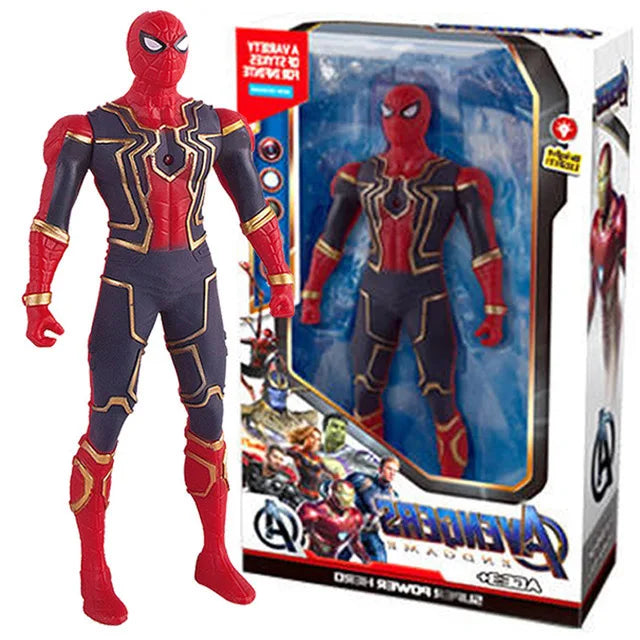 17cm Spider-Man Action Figure - Luminous Marvel-Inspired Anime Model Toy & Display Gift