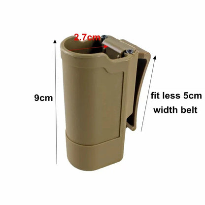Tactical Flashlight Holster - Adjustable Duty Belt Torch Holder for Outdoor Gear
