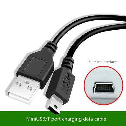 USB 2.0 Male A to Mini B 5-Pin Charging Cable for Digital Cameras Data Transfer & Power Cord Mini USB Charger Cable 1-5 Pack High Speed Sync Cable