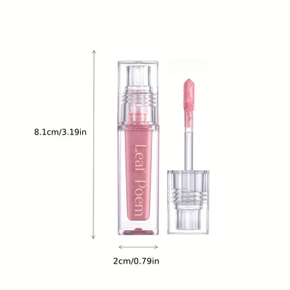 Hydrating Crystal Lip Oil – Tinted Plumping & Moisturizing Gloss for All Skin Types