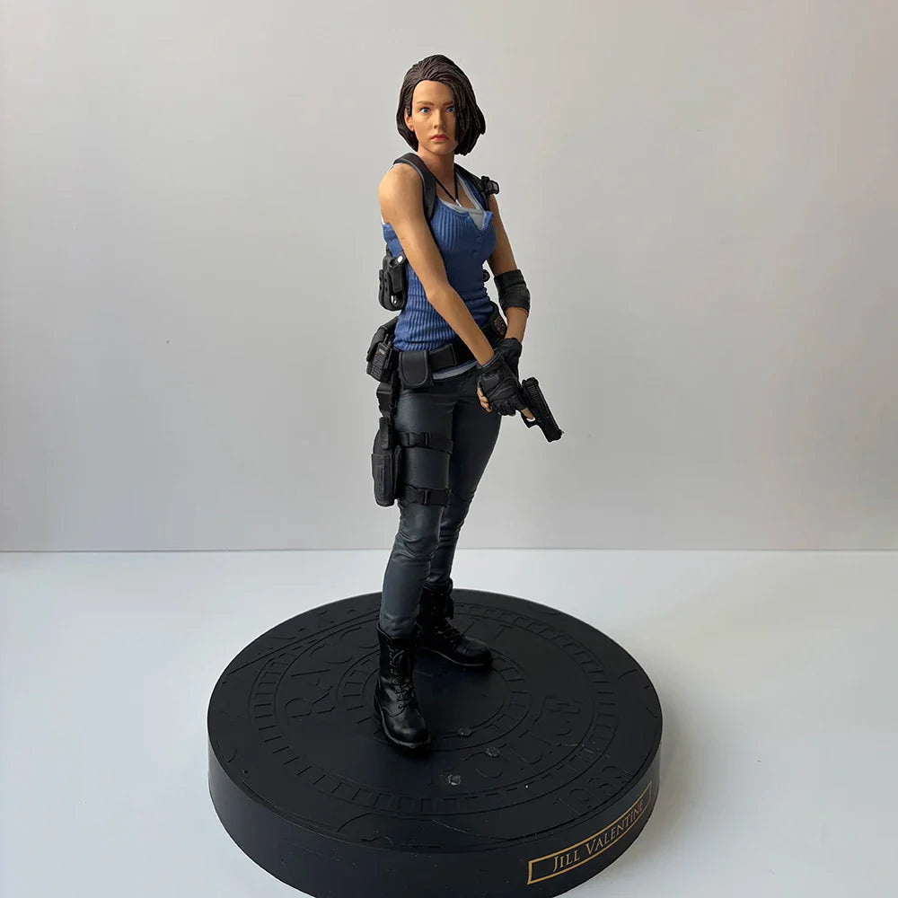 Biohazard RE Jill Valentine & Leon S. Kennedy Anime Figure – Evil Game Collectible Statue for Birthday Gifts