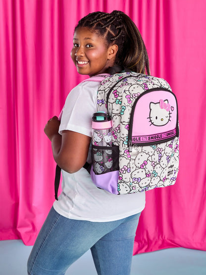 Sanrio Hello Kitty Cartoon School Bag — Cute Anime Backpack for Kids, Student Gift & Halloween Anime Merchandise