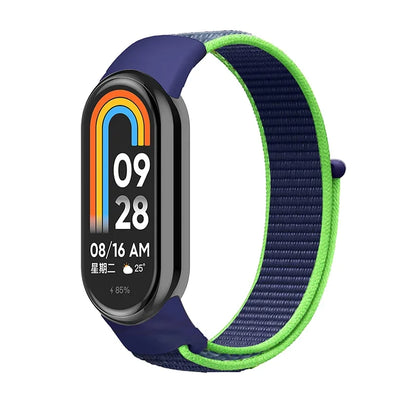 Nylon Sport Loop Strap for Xiaomi Mi Band 9 8 NFC – Replacement Wristband for Mi Band 7 6 5 4 3