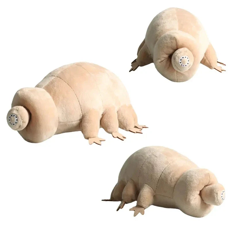 25cm Water Bear (Tardigrade) Plush Toy – Soft Stuffed Animal, Educational Doll for Kids & Baby Birthday Gift