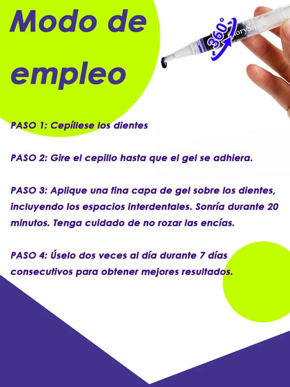 Purple Teeth Whitening Pen - Stain Removal Toothpaste Treatment for a Brighter Smile & Fresh Oral Care