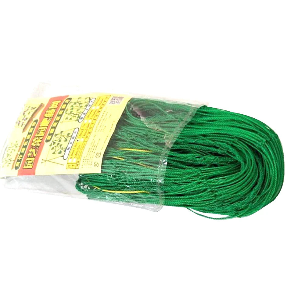High-Quality Nylon Garden Netting - Support for Loofah, Morning Glory, and Vine Plants - Climbing Net for Cucumber Vines - Grow Holder Brackets