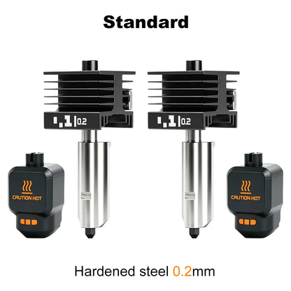 Bambu Lab P2S X2D Hotend Kit - High Quality Standard Flow Removable Nozzle 3D Printer Upgrade