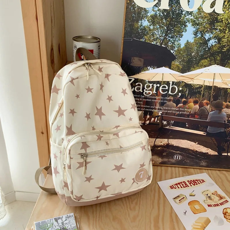 Star Laptop Backpack 17 Inch | Cute Travel & College Bag for Women, Men, Students, Back to School Bookbag