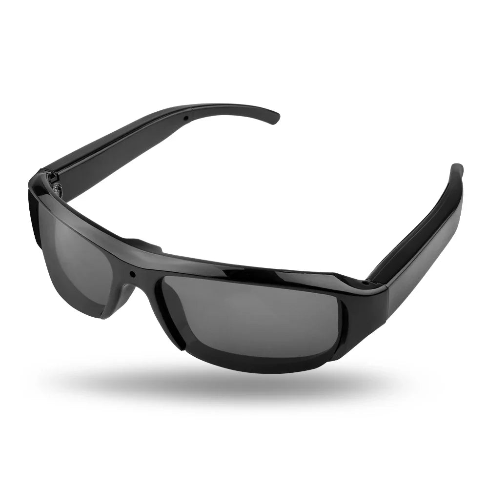 Wearable HD 1080P Mini Glasses Camera – Portable Outdoor Security Sports DV DVR Video Recorder, Surveillance Camcorder for Driving