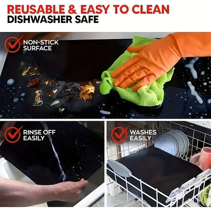 Multifunctional Grill Mat - Reusable High-Temperature Resistant Baking & Microwave Oven Liner for Easy Cooking