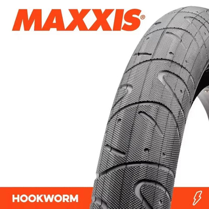 MAXXIS Hookworm BMX Bike Tire – 26x2.5 Wire Bead Clincher for Street, Park & Flatland