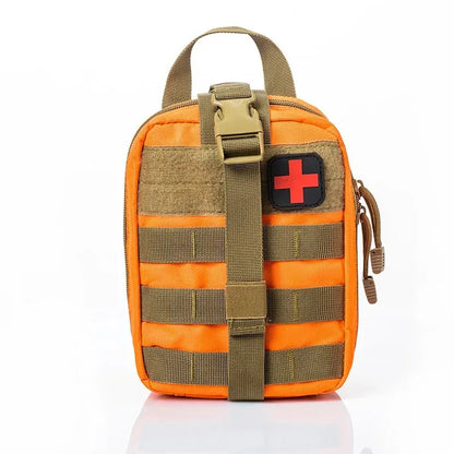 Outdoor First Aid Kit - EDC MOLLE Medical Survival Emergency Pack for Camping Hiking Fishing & Travel