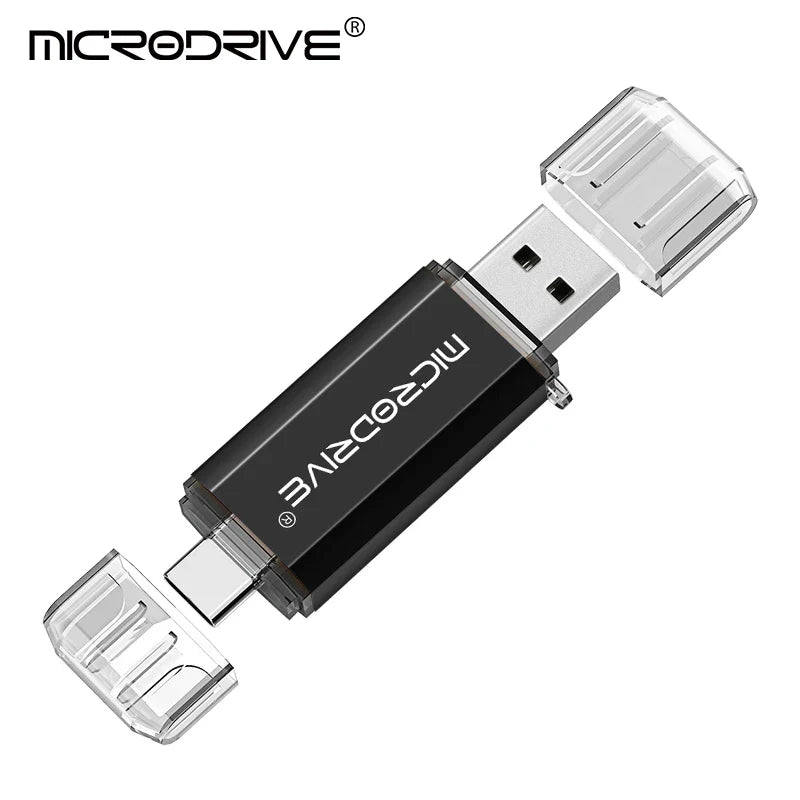 Type C OTG USB Flash Drive - High Speed USB 2.0 Memory Stick 4GB 8GB 16GB 32GB 64GB 128GB for Type-C Devices