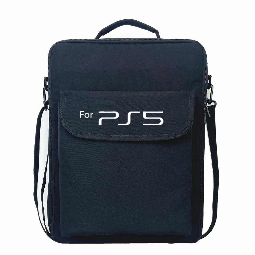 PS5 Portable Travel Carrying Case Backpack – Protective Storage Shoulder Bag for PlayStation 5 Console & Gaming Accessories
