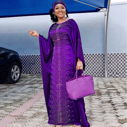 Plus Size African Maxi Dress - Dashiki Ankara Kaftan Wedding & Party Gown