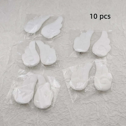 Angel Wing Plush Hair Clips - Cute 5cm Hairpin Barrettes for Girls Sweet Style Headwear & Accessories