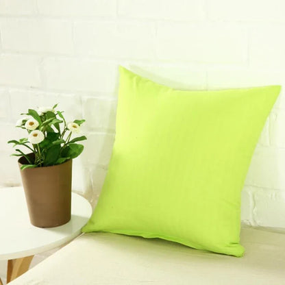 40x40cm Solid Color Cushion Cover - Sofa Backrest Pillowcase for Living Room, Home Decor & Household Comfort