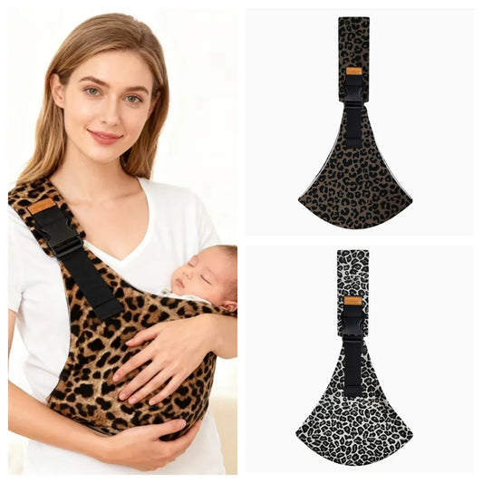 Portable Baby Carrier Wrap - Adjustable Shoulder Sling for Infants & Toddlers with Multifunctional Strap