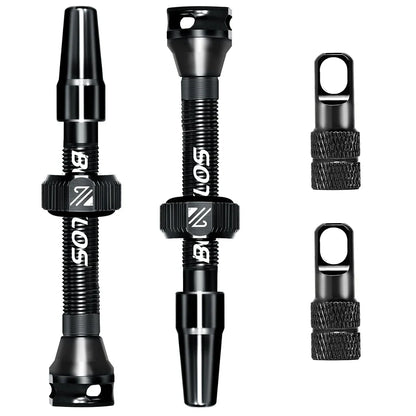 BUCKLOS Presta Tubeless Valve Stem 40/44/55/60mm — High-Quality Bike Tire Nipple for Road & MTB